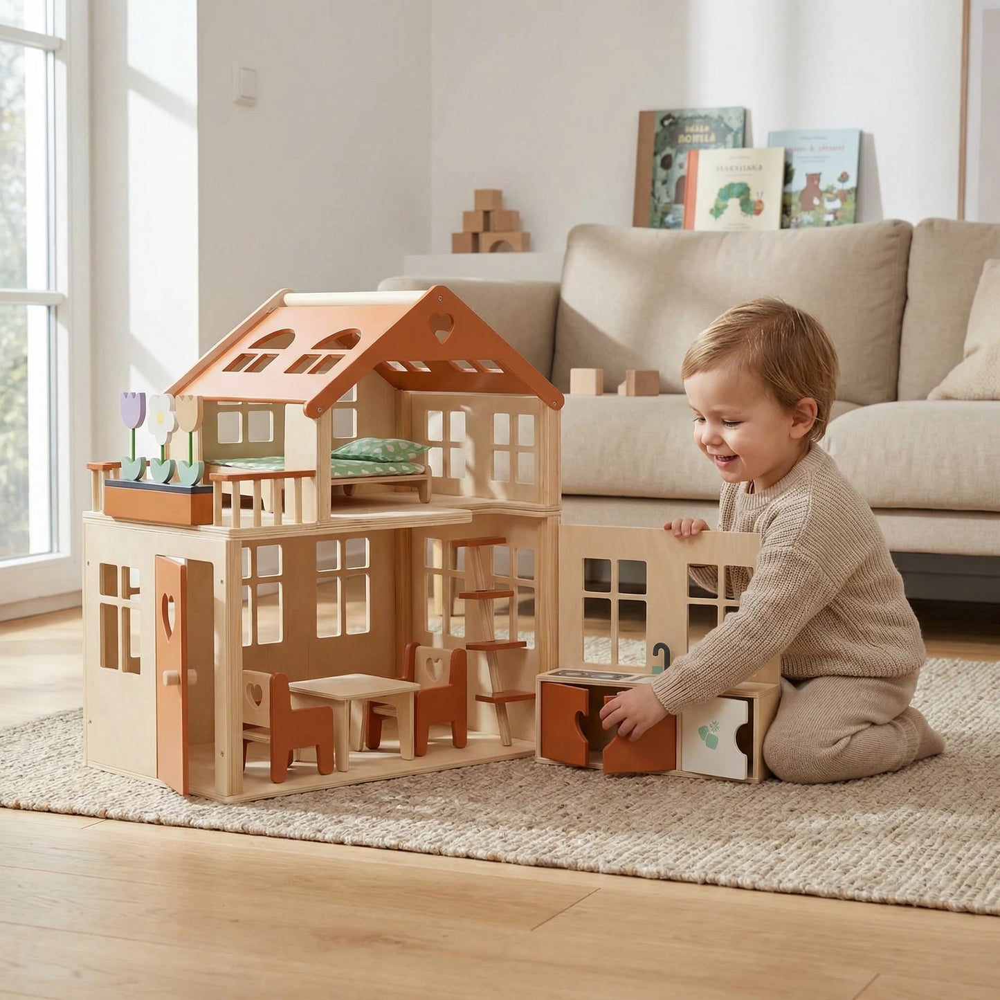 Dollhouse brown