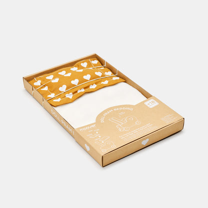 Bedding for modern doll stroller