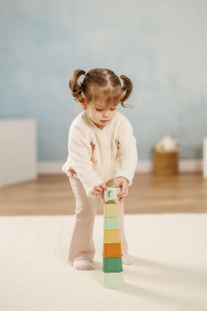 Silicone tower Green Leaves