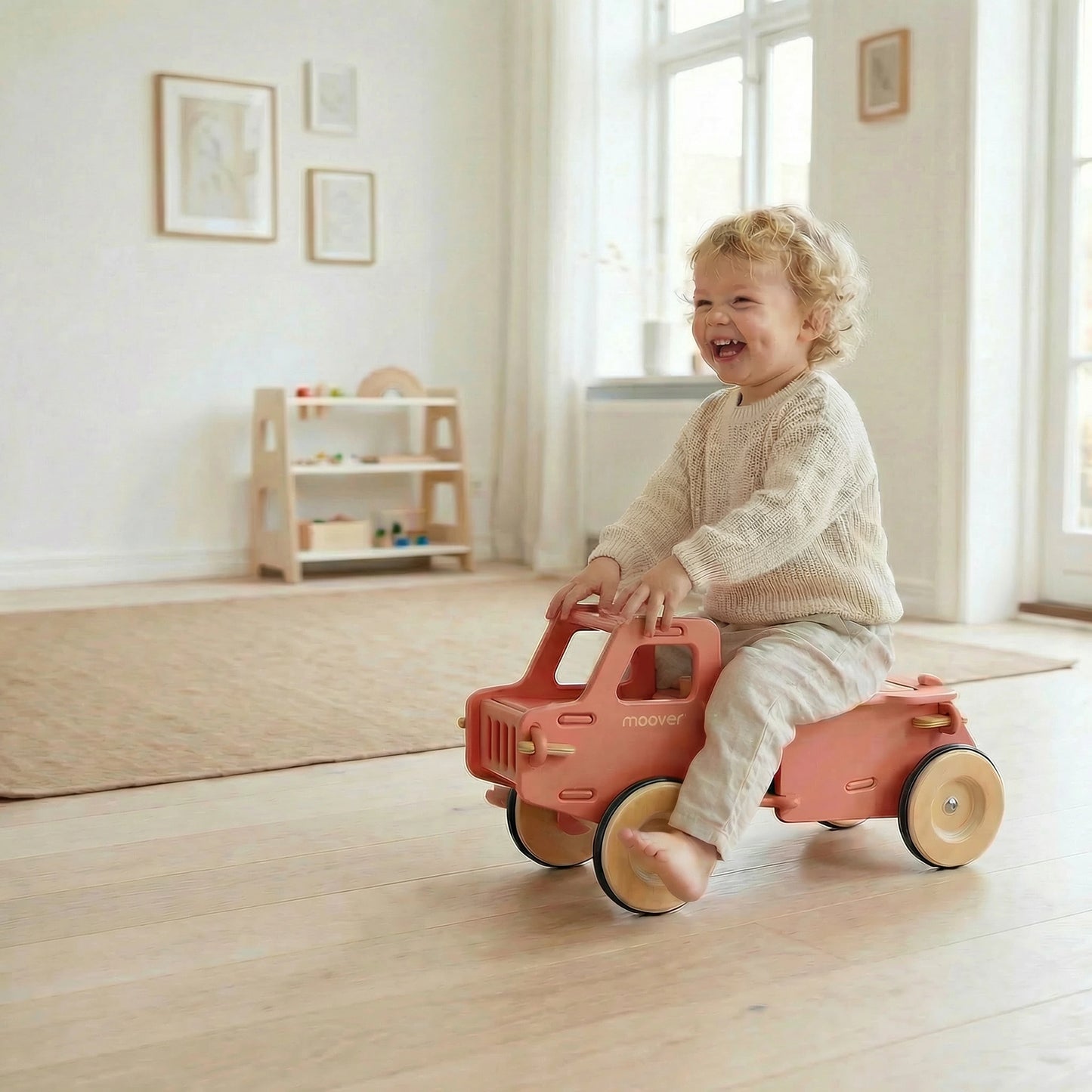 Dump truck light blue