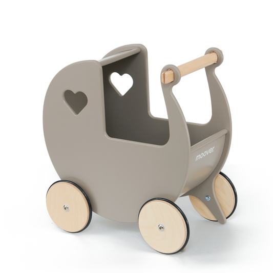 Luxury doll stroller brown